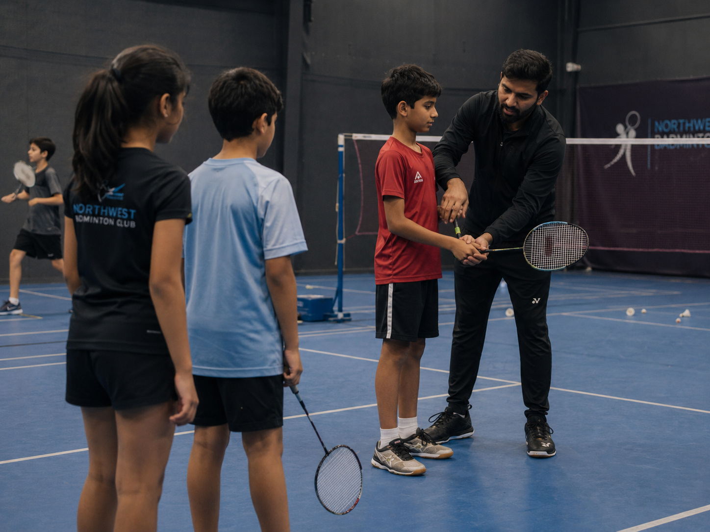 Club training on court